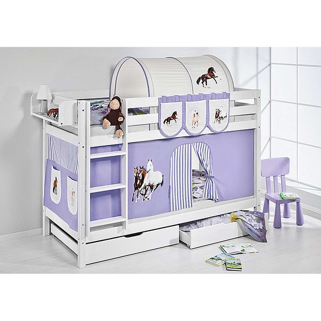 home24 Etagenbett Jelle Pferde