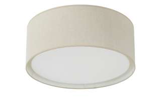 Stoffdeckenleuchte, 1-flammig, Leinen-Natur ¦ beige Ø: 50 Lampen & Leuchten > Innenleuchten > Deckenleuchten - Höffner