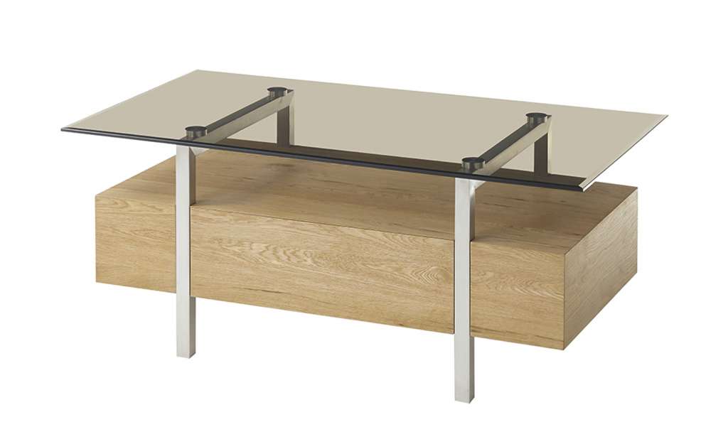 Couchtisch   Münk ¦ holzfarben Tische > Couchtische > Couchtische rechteckig - Höffner
