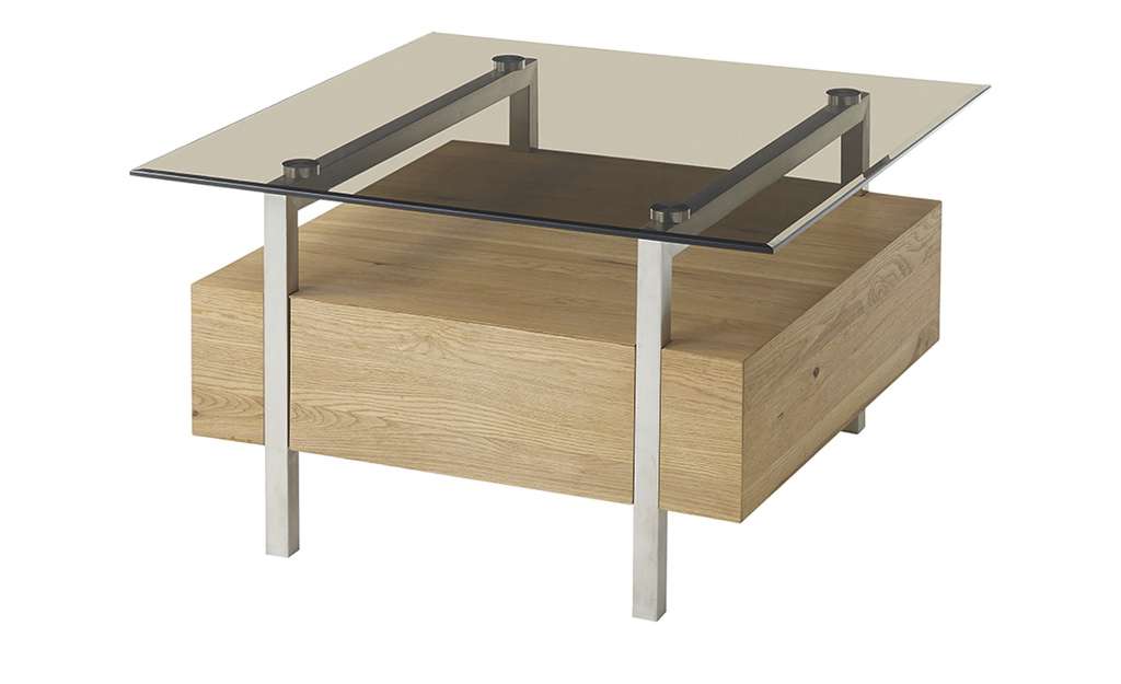 Couchtisch   Münk ¦ holzfarben Tische > Couchtische > Couchtische rechteckig - Höffner