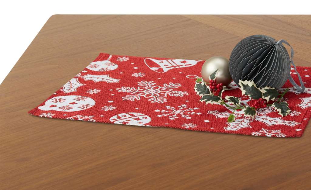 LAVIDA Platzset  Goblin Weihnachten ¦ rot ¦ 65% Polyester, 35% Baumwolle Heimtextilien > Tischwäsche > Platzsets - Höffner