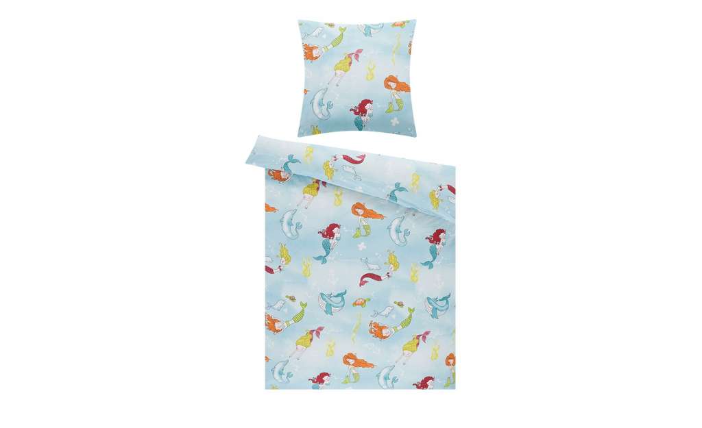 for friends Renforcé Bettwäsche  Meerjungfrauen ¦ blau ¦ 100% Baumwolle Bettwaren > Bettwäsche-Sets > Kinder-Bettwäsche-Sets - Höffner