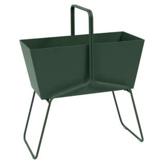 Fermob - BASKET Blumenkasten - hoch - 02 Zederngrün matt - outdoor