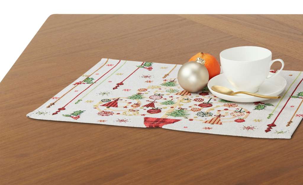 LAVIDA Platzset  Goblin Weihnachtsbaum ¦ mehrfarbig ¦ 65% Polyester, 35% Baumwolle Heimtextilien > Tischwäsche > Platzsets - Höffner