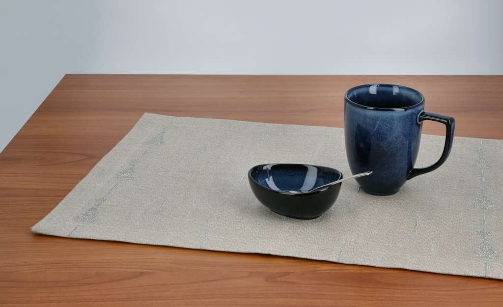 como Platzset  Weihnachtsbäume ¦ beige ¦ 85% Baumwolle, 15% Lurex Heimtextilien > Tischwäsche > Platzsets - Höffner