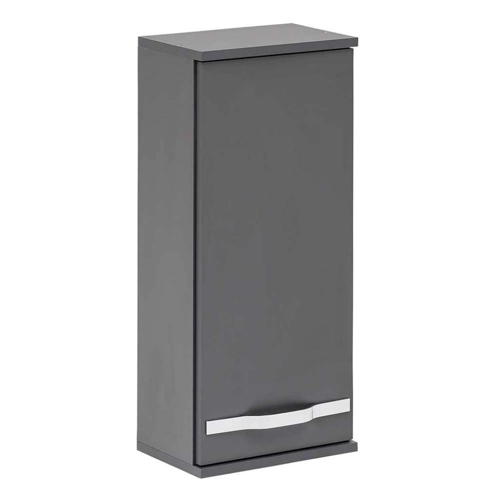 Badezimmer Hängeschrank in Anthrazit melaminbeschichtet