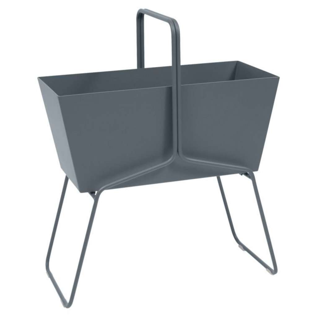 Fermob - BASKET Blumenkasten - hoch - 26 Gewittergrau matt - outdoor