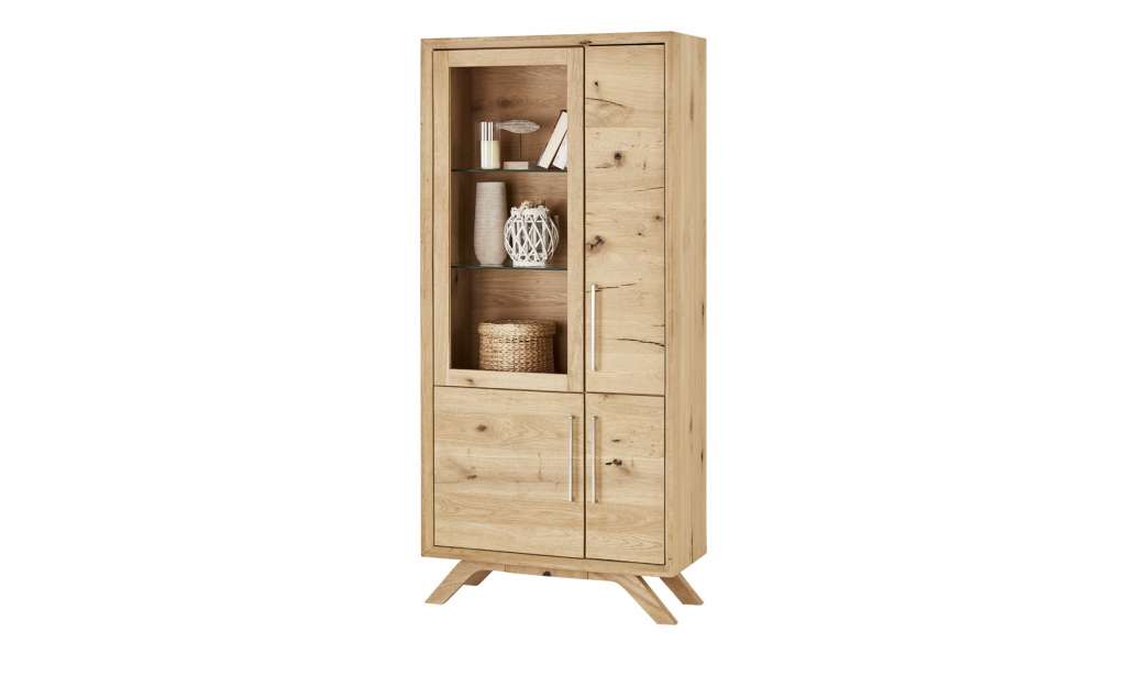 Gray & Jones Vitrine  Cap Ferrat One ¦ holzfarben Kommoden & Sideboards > Vitrinen - Höffner