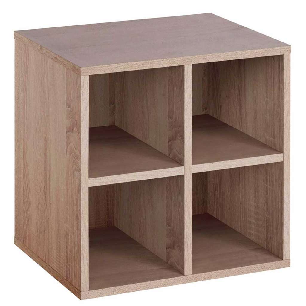 Wandregal in Sonoma-Eiche Holzoptik mit Rückwand