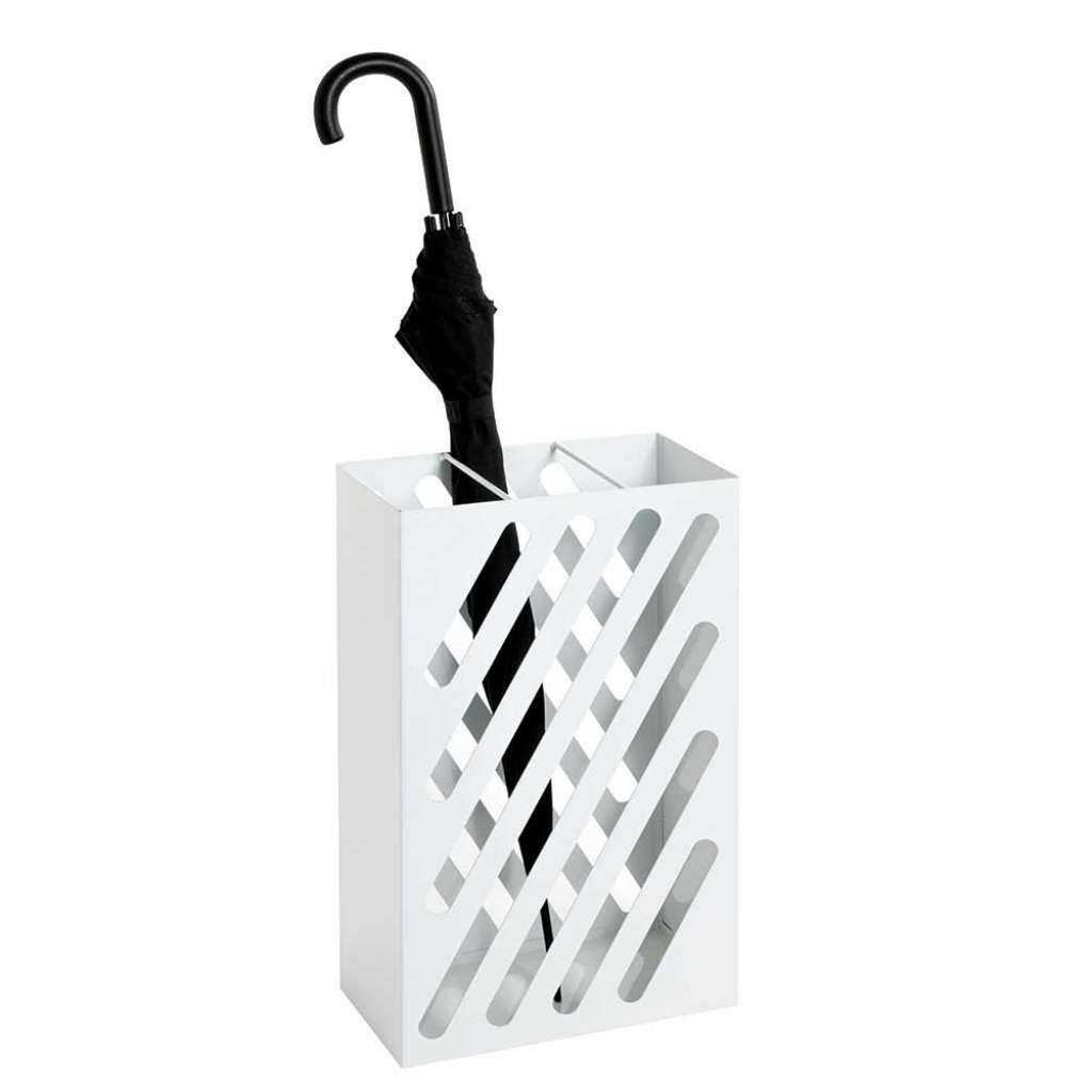 Metall Schirmständer in Weiß modernem Design