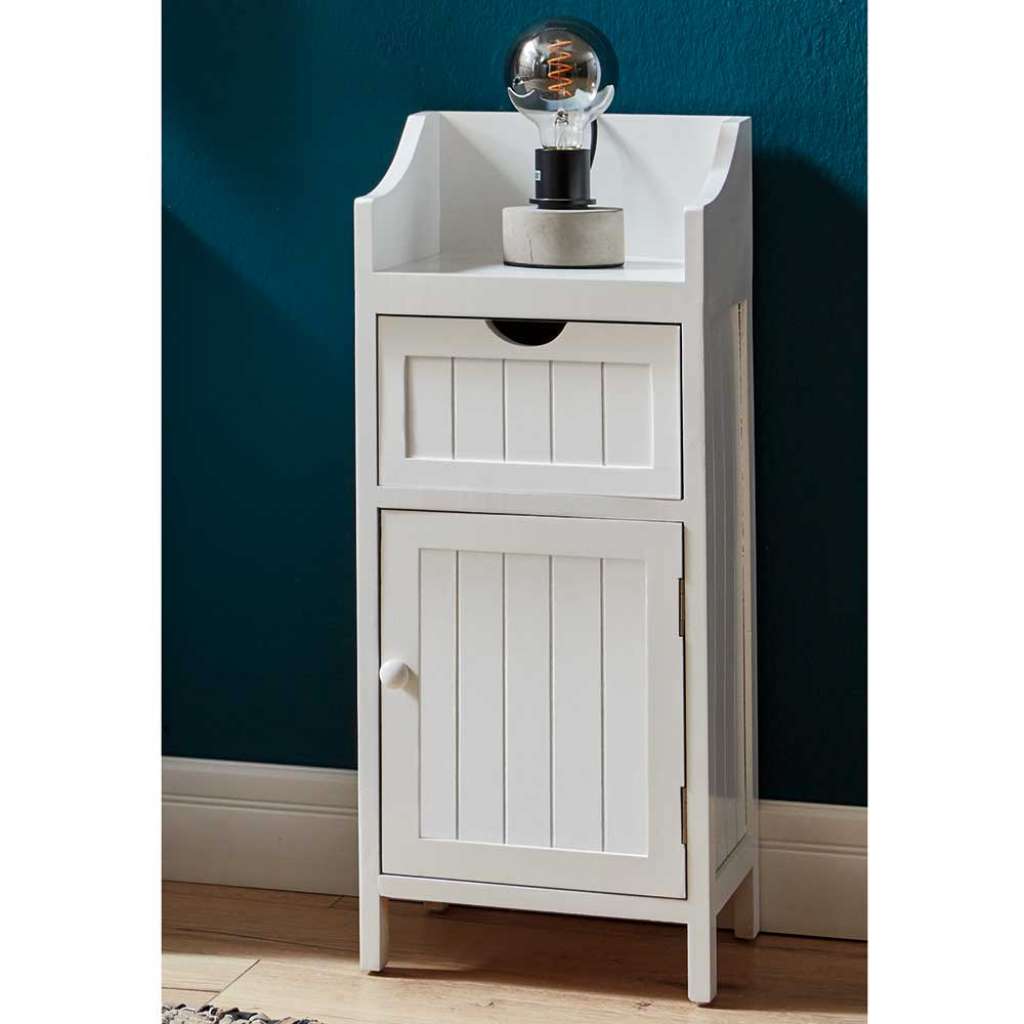 Nachttisch Schrank im Landhausstil einer Schublade und Tür