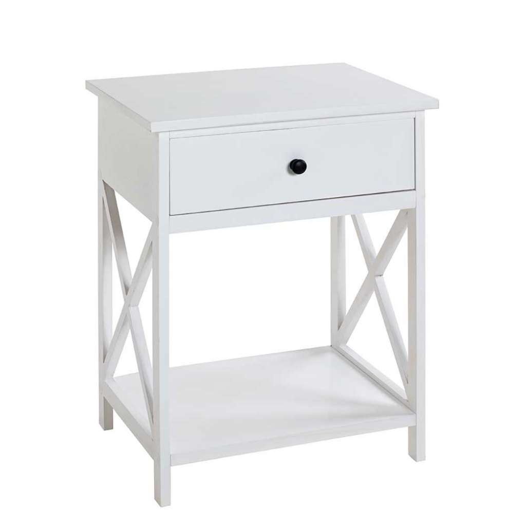 Telefontisch in Weiß Landhausstil