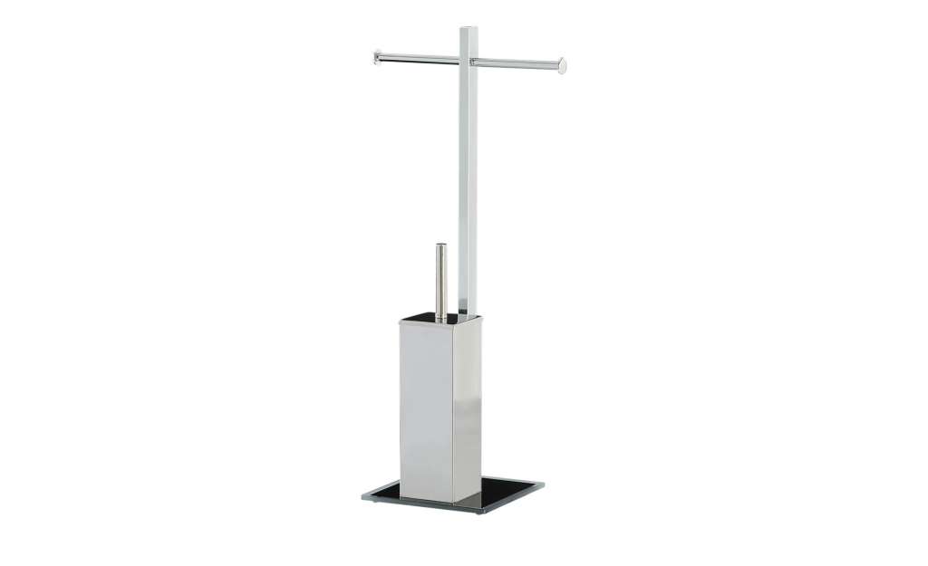Toiletten-Kombi ¦ silber ¦ Edelstahl Badtextilien und Zubehör > Badaccessoires - Höffner