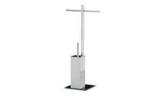 Toiletten-Kombi ¦ silber ¦ Edelstahl Badtextilien und Zubehör > Badaccessoires - Höffner