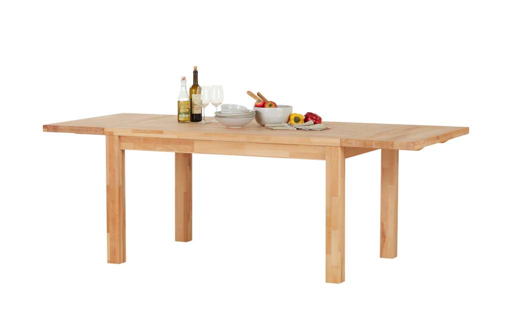 Esstisch mit Ansteckplatten  Tilo ¦ holzfarben Tische > Esstische > Esstische massiv - Höffner