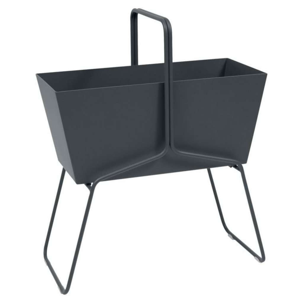 Fermob - BASKET Blumenkasten - hoch - 47 Anthrazit matt - outdoor