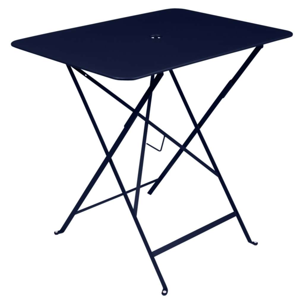 Fermob - BISTRO Klapptisch viereckig - 92 Abyssblau - 77 x 57 cm - indoor
