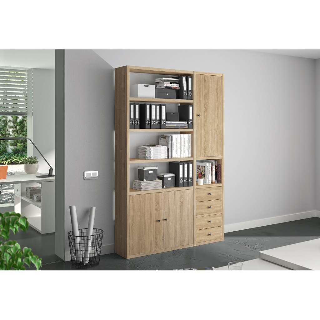 home24 Aktenschrank-Kombination Emporio IX