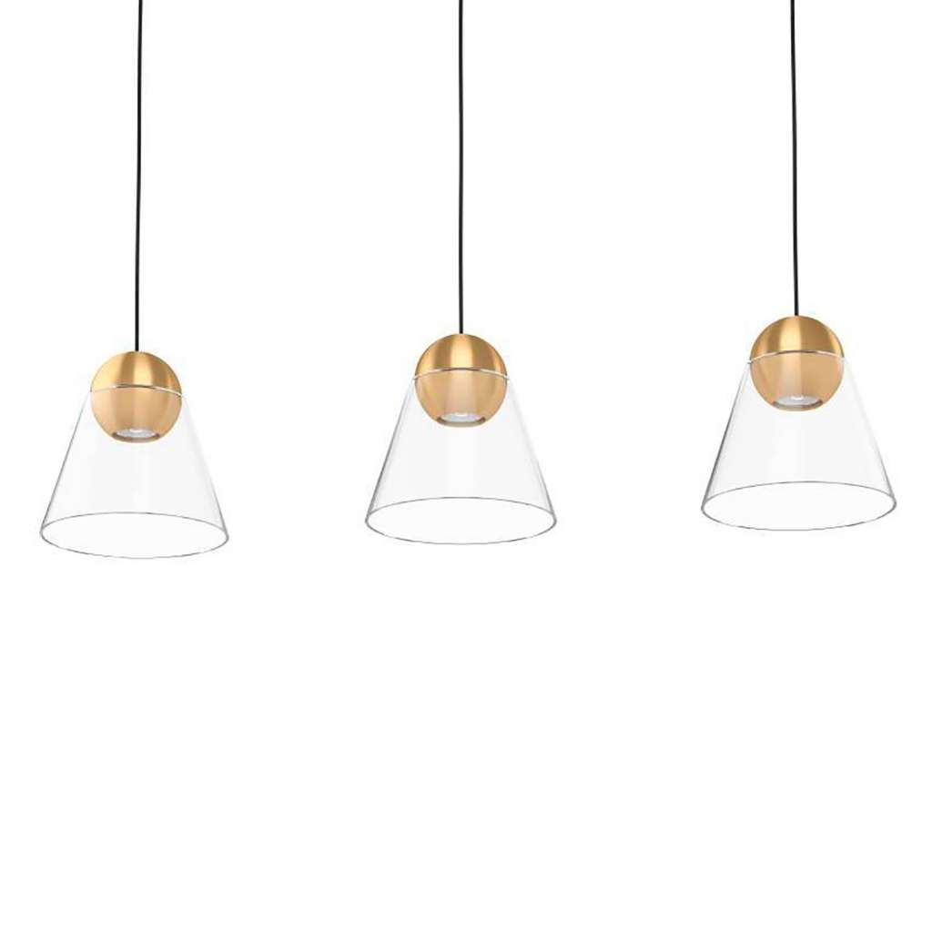 home24 LED-Pendelleuchte Cerasella II
