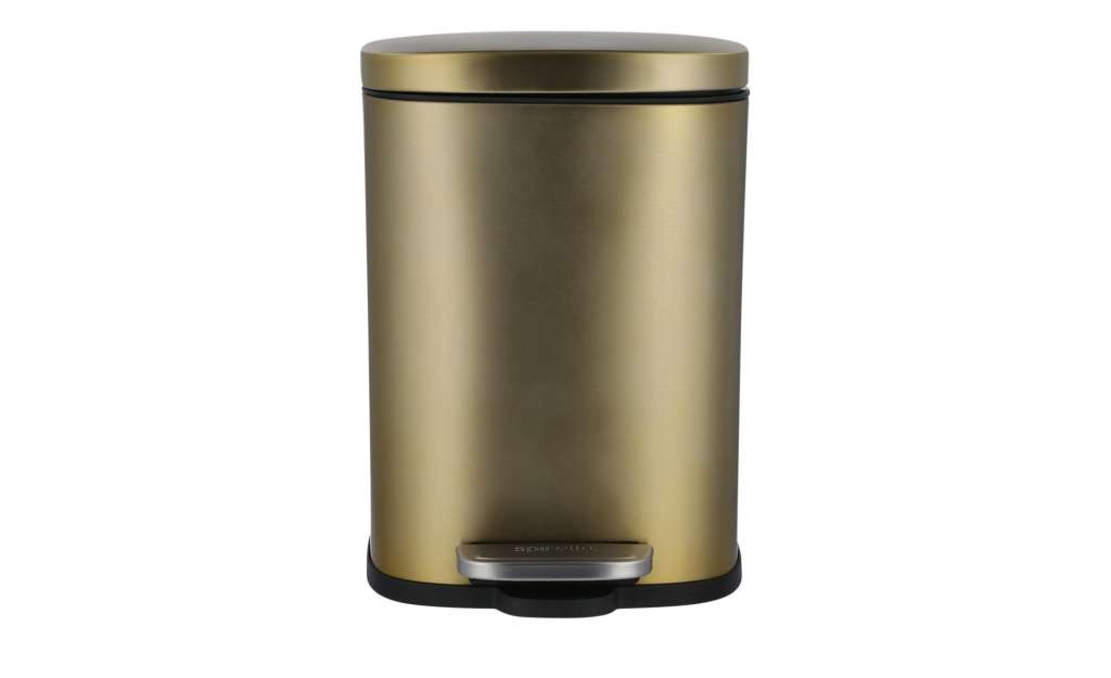 Kosmetikeimer 5,0 l  Akira ¦ gold ¦ Kunststoff, Edelstahl Küchenzubehör & Helfer > Abfallbehälter - Höffner
