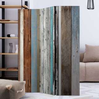 Raumtrenner in Bretterwand Optik Shabby Chic Stil