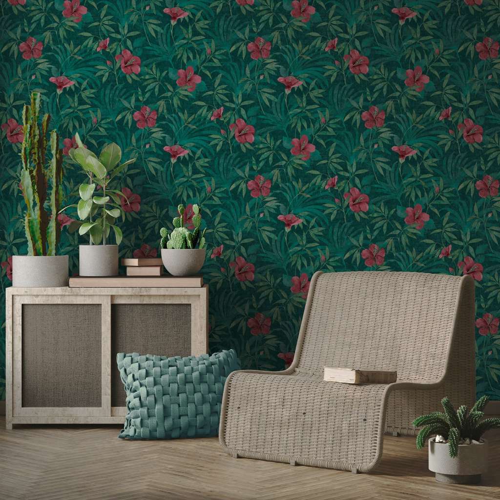 home24 Vliestapete Blumen Cuba