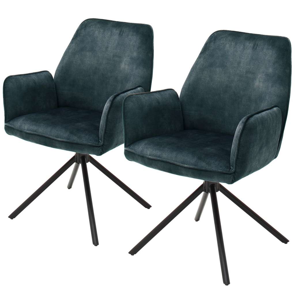 home24 Armlehnenstuhl Oaklawn (2er-Set)