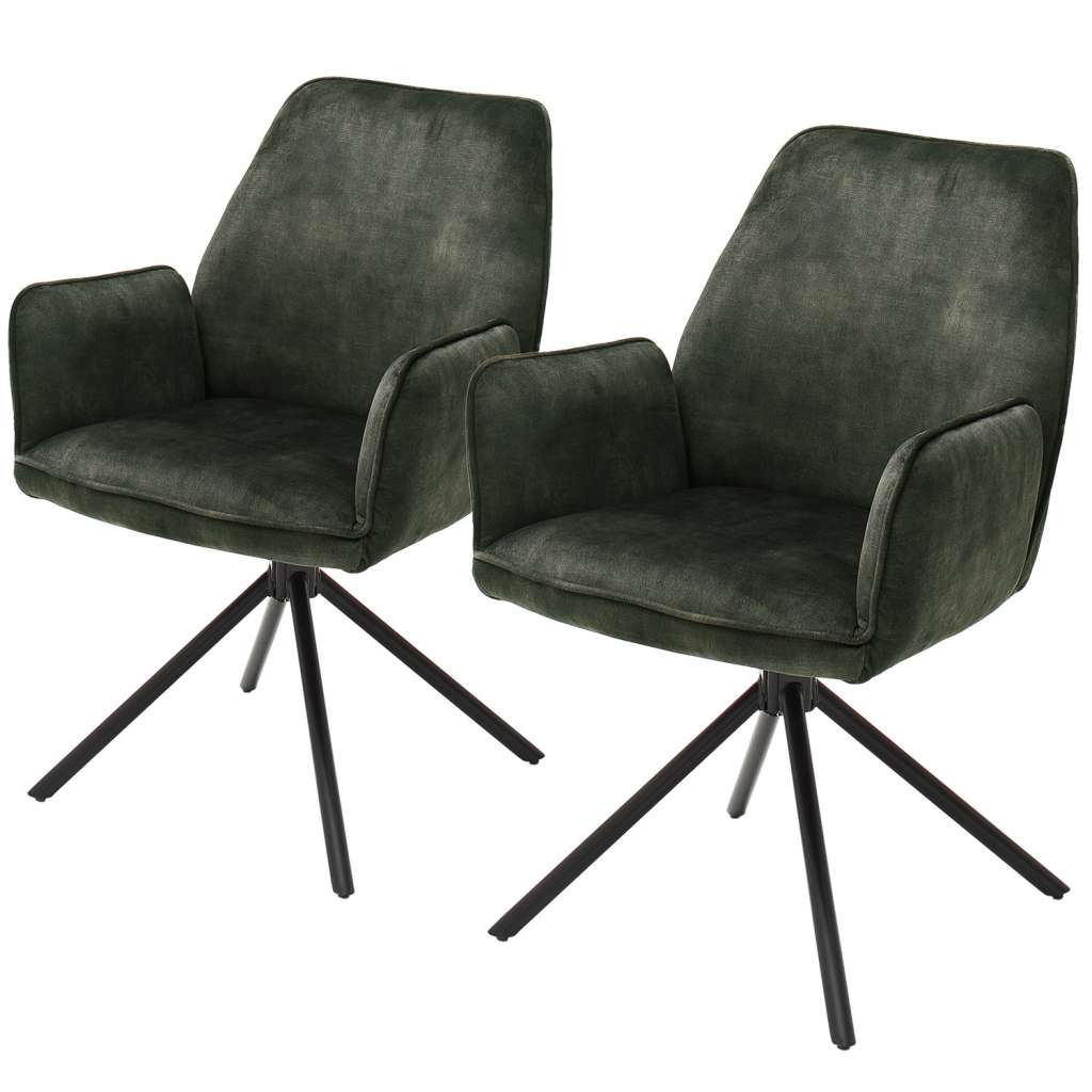 home24 Armlehnenstuhl Oaklawn (2er-Set)