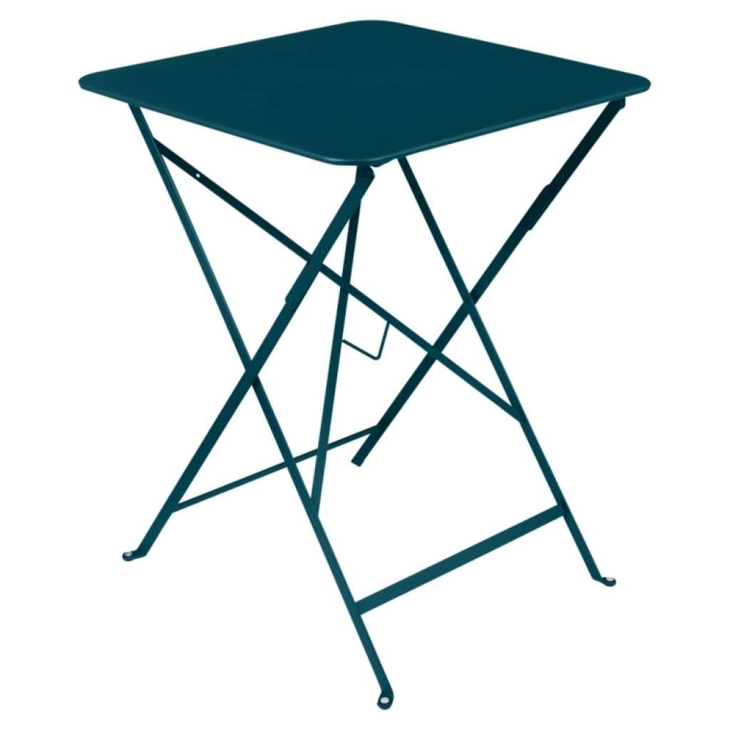 Fermob - BISTRO Klapptisch quadratisch - 21 Acapulcoblau - 57x57 - outdoor
