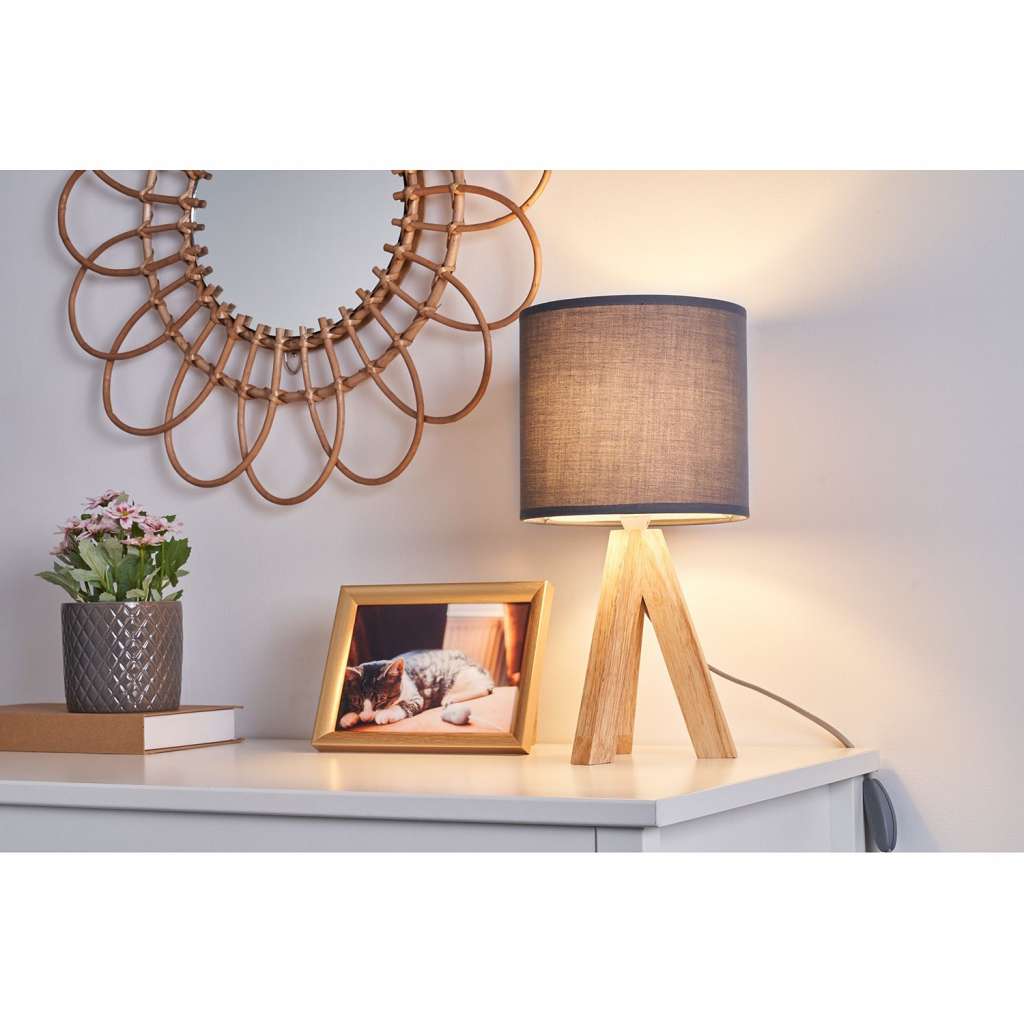 home24 Tischleuchte Woody Love