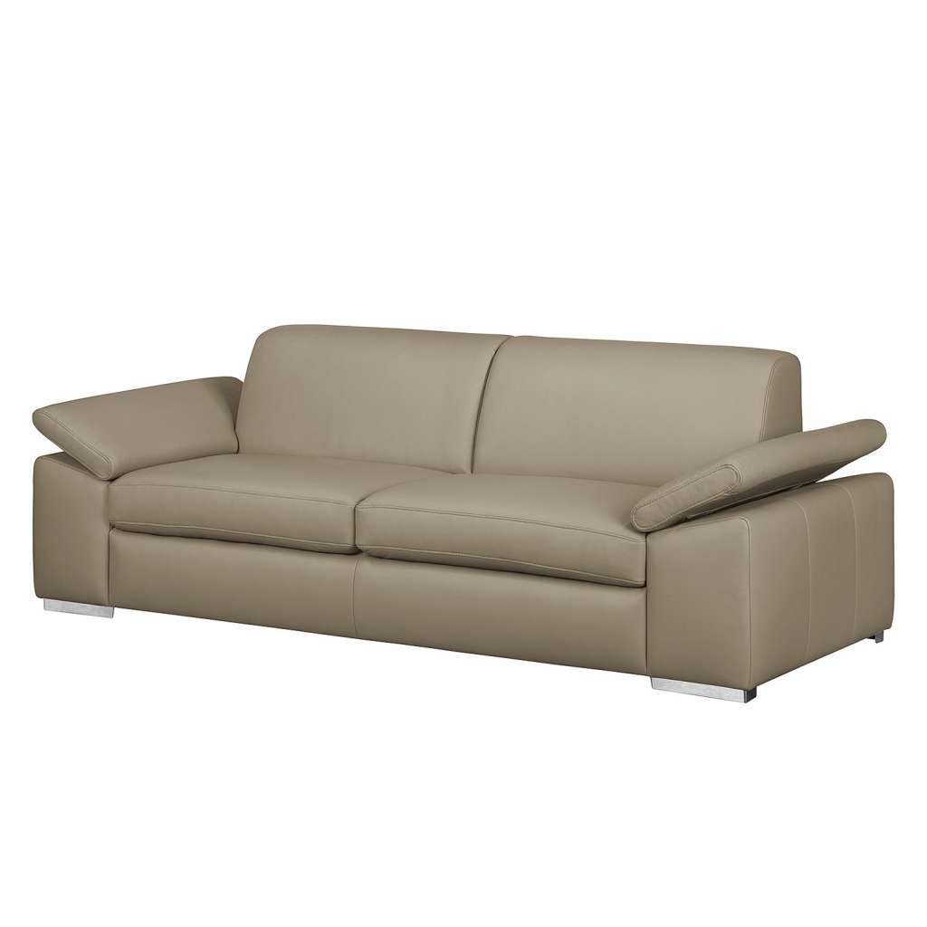 home24 Sofa Termon III (3-Sitzer) Echtleder