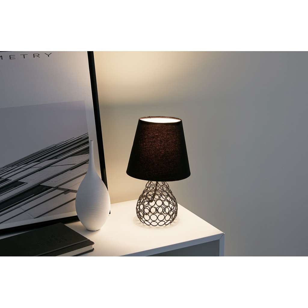 home24 Tischleuchte Black Brilliance