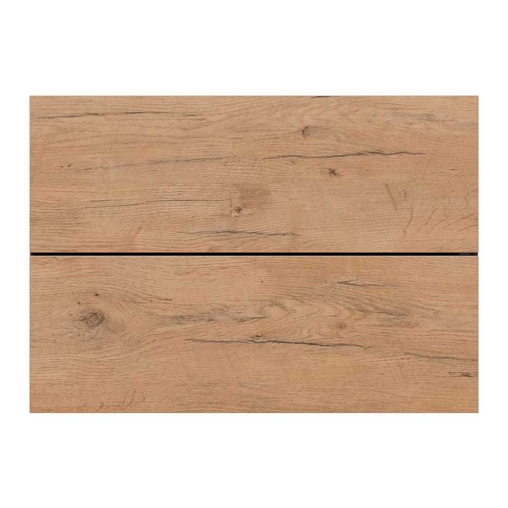 Hängeschrank Schlafzimmer in Holzoptik Eiche Dunkelgrau