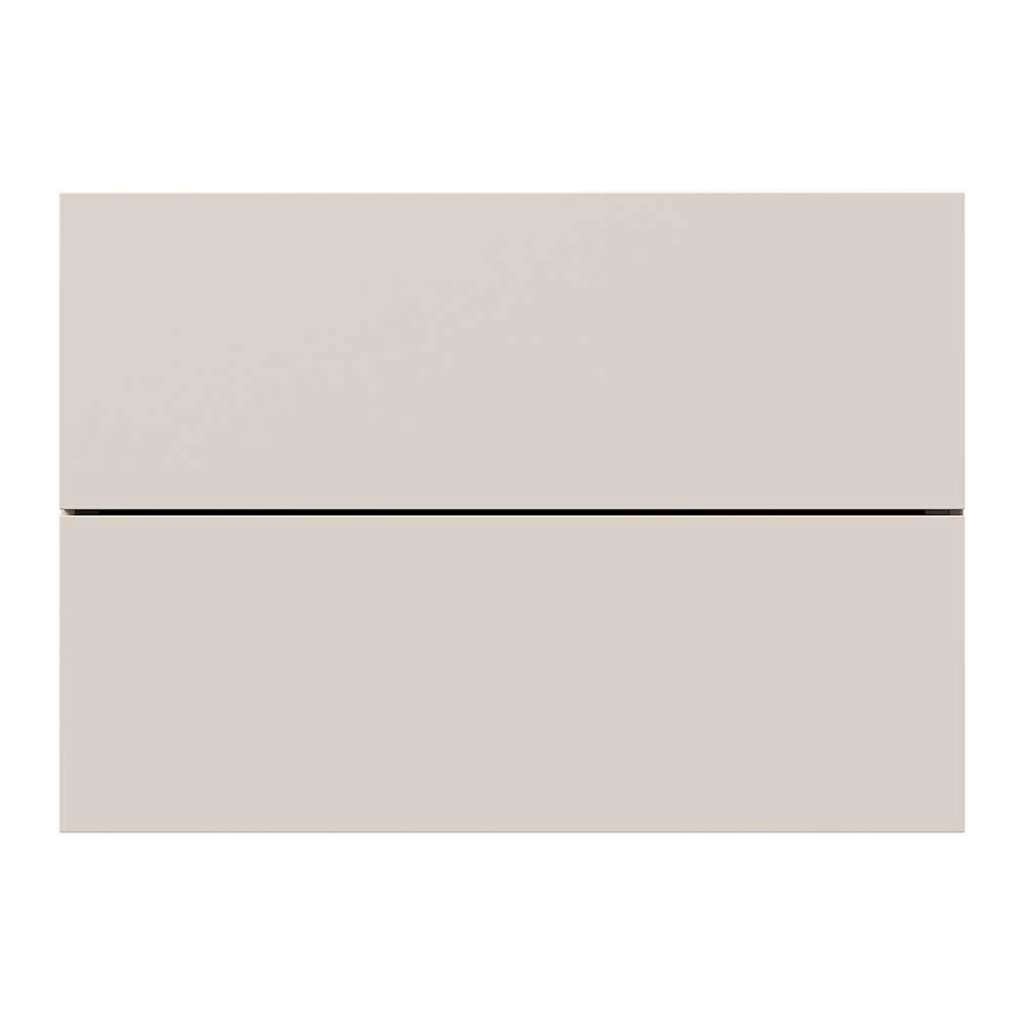 Hängeschrank modern mit Soft Close Schubladen Cremefarben