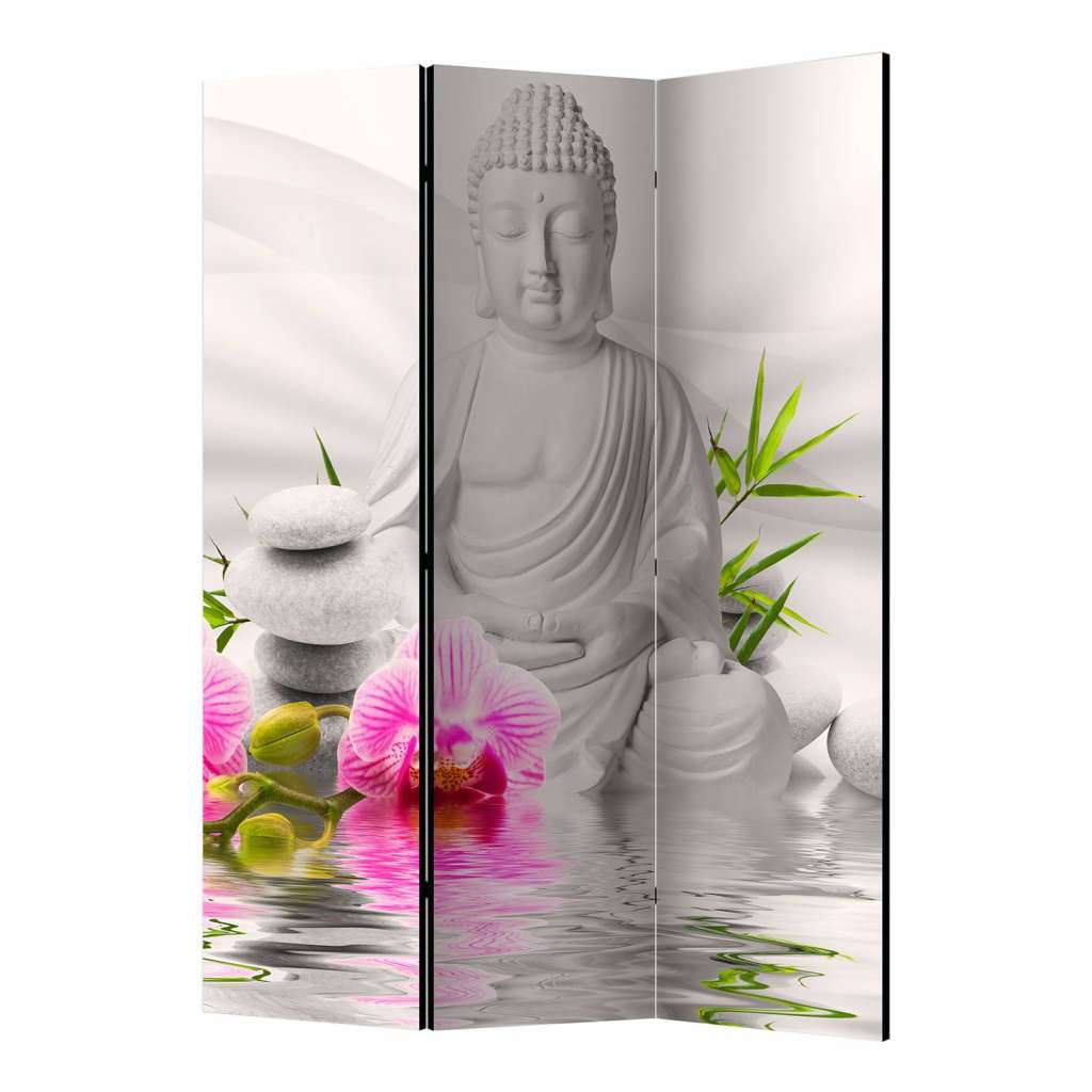 home24 Paravent Buddha and Orchids
