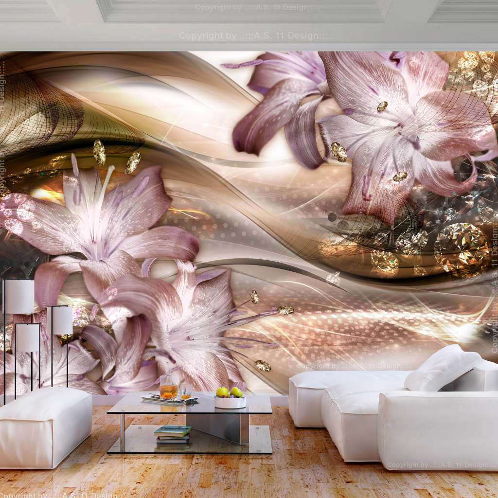 home24 Fototapete Lilies on the Wave