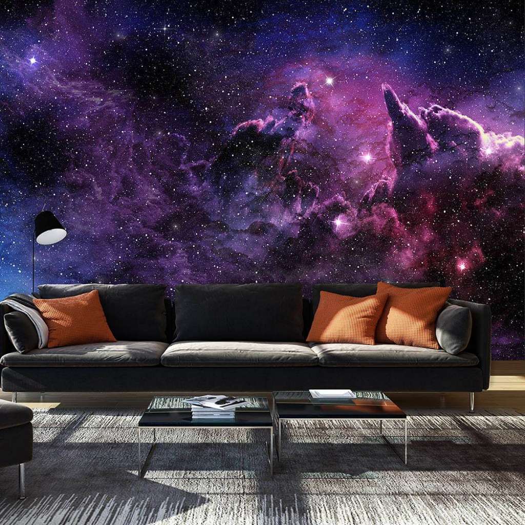 home24 Fototapete Purple Nebula