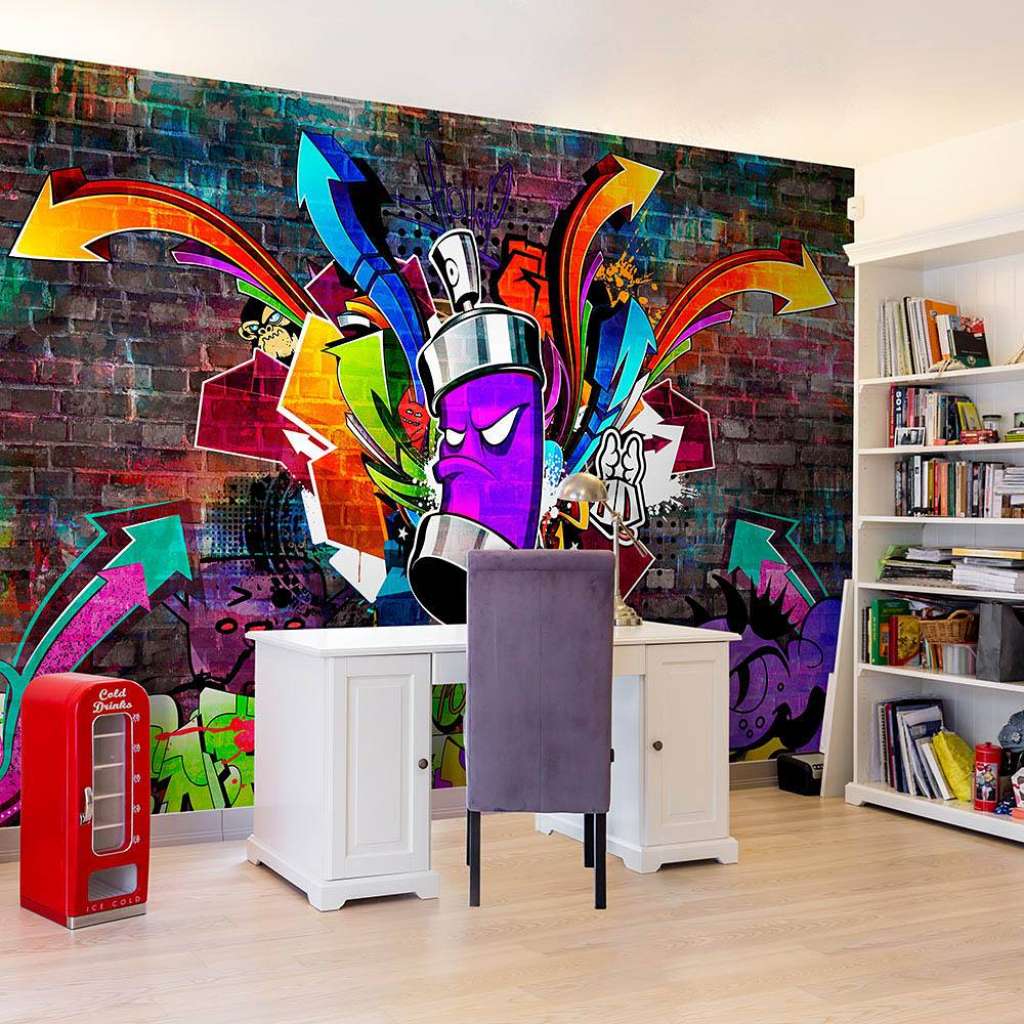 home24 Fototapete Colourful Attack
