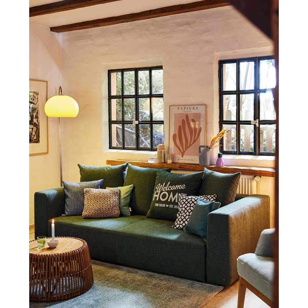 home24 Kissenbezug Geometric Velvet