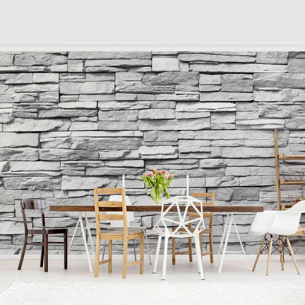 home24 Vliestapete Ashlar Masonry