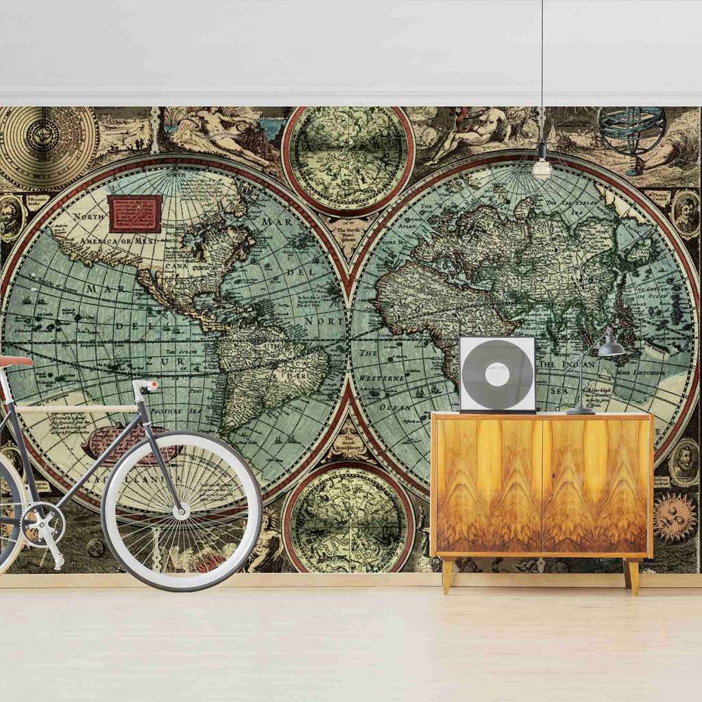 home24 Vliestapete Die alte Welt
