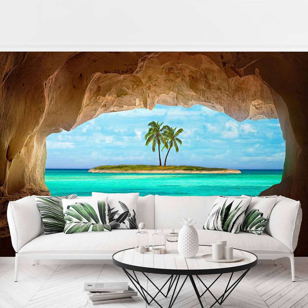 home24 Vliestapete Blick ins Paradies