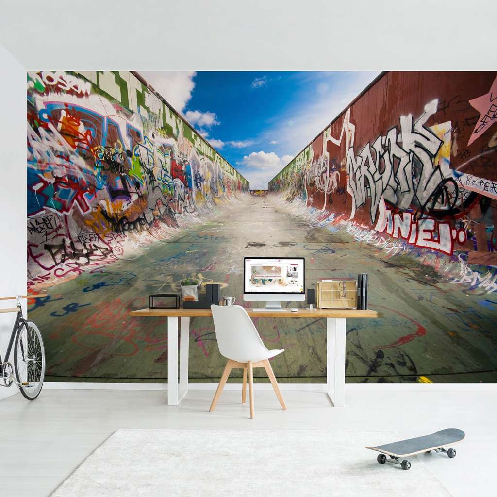 home24 Vliestapete Skate Graffiti