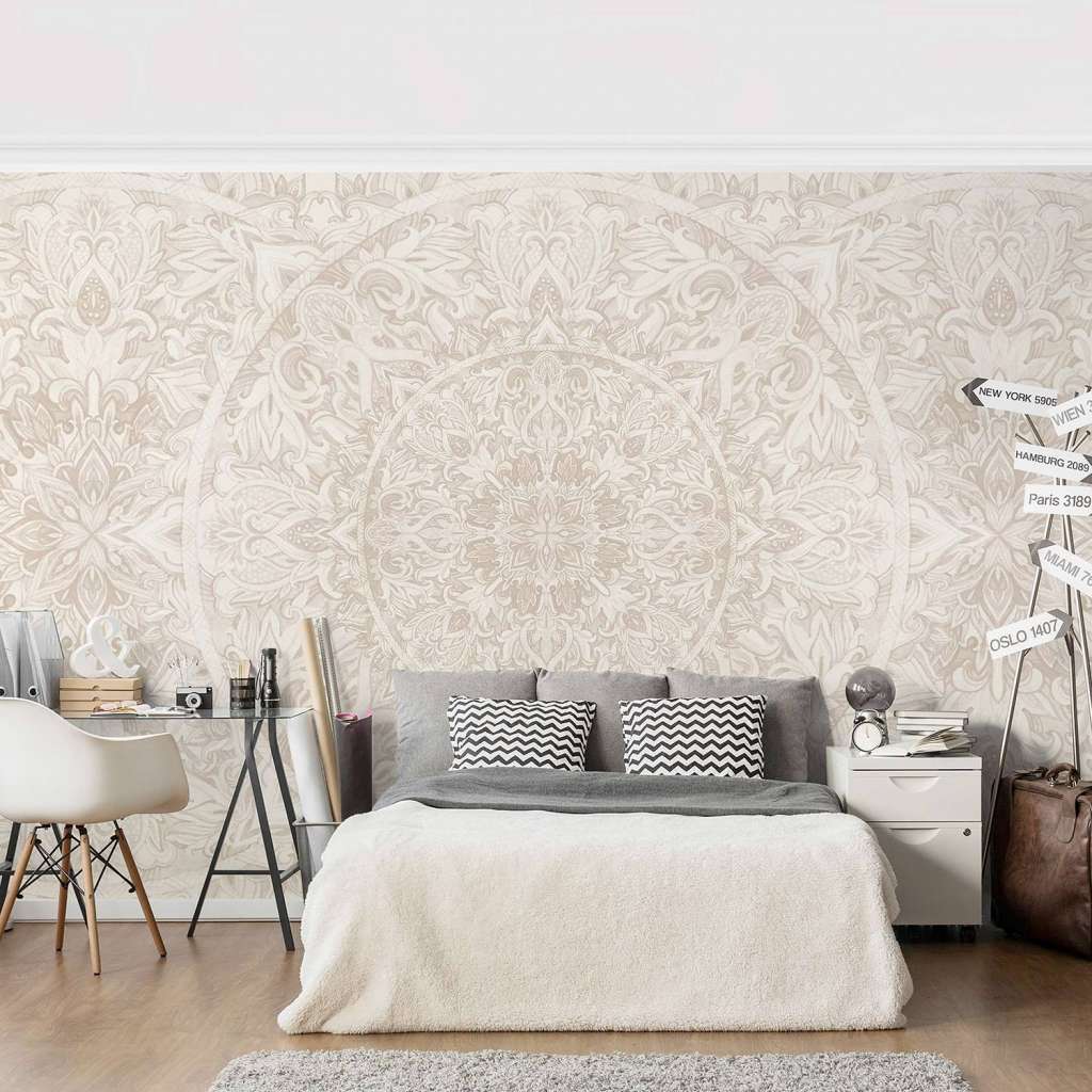 home24 Vliestapete Mandala Aquarell I