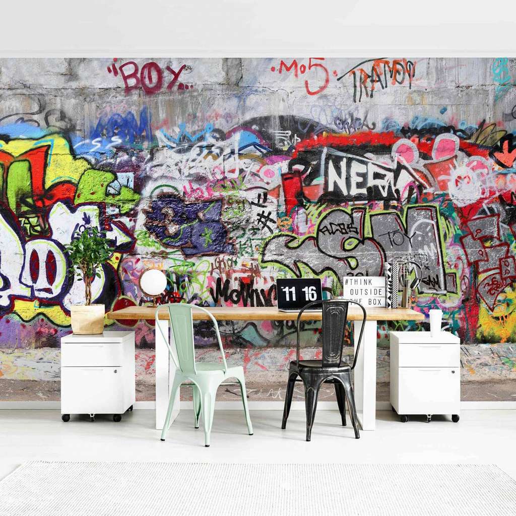 home24 Vliestapete Graffiti