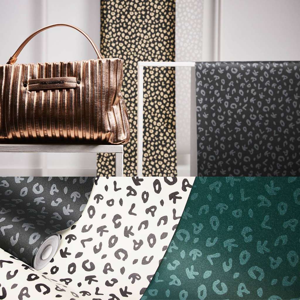 home24 Vliestapete Karl Lagerfeld Leopard
