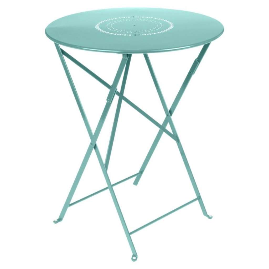 Fermob - FLOREAL Tisch - 46 Lagunenblau satiniert - outdoor