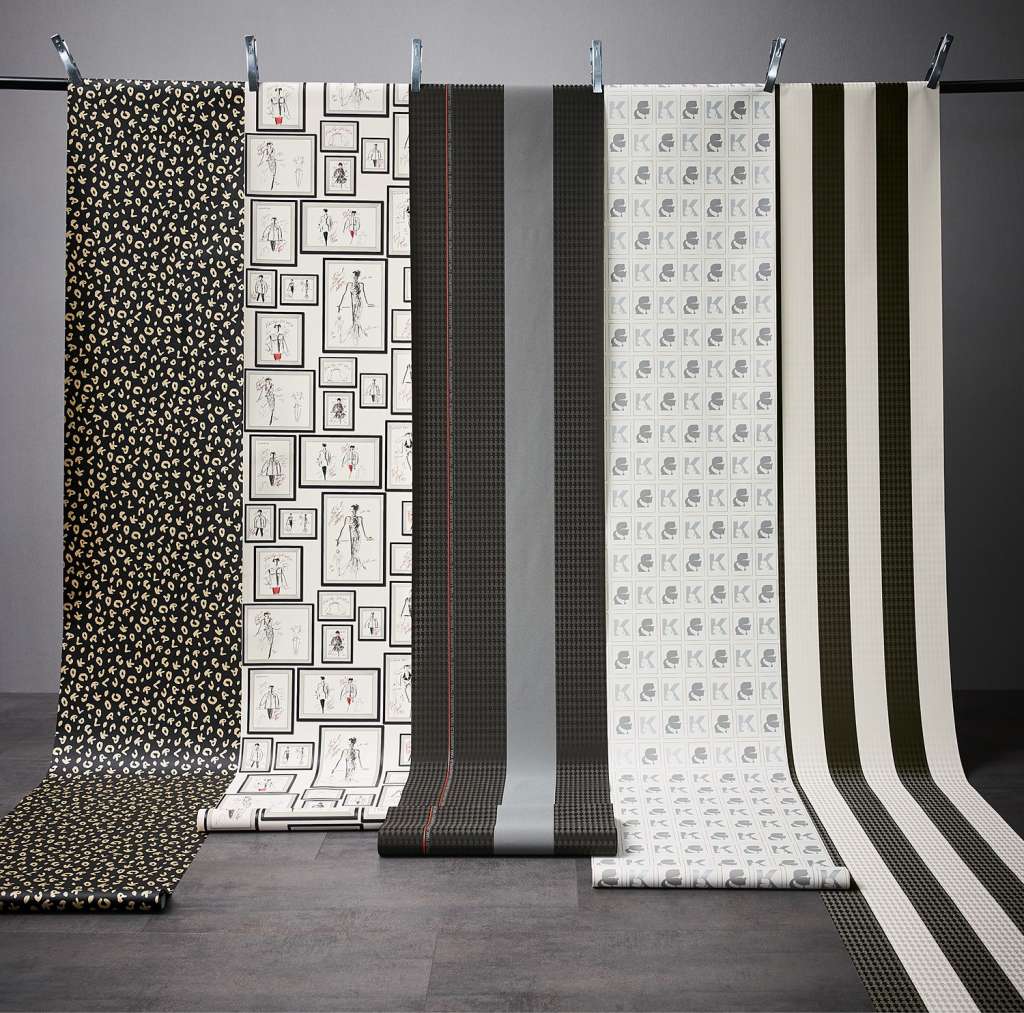 home24 Vliestapete Karl Lagerfeld Stripes I