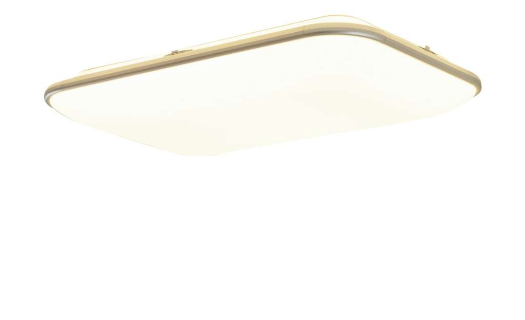 Meisterleuchten LED-Deckenleuchte, Acryl weiß, rechteckig ¦ weiß Lampen & Leuchten > Innenleuchten > Deckenleuchten - Höffner