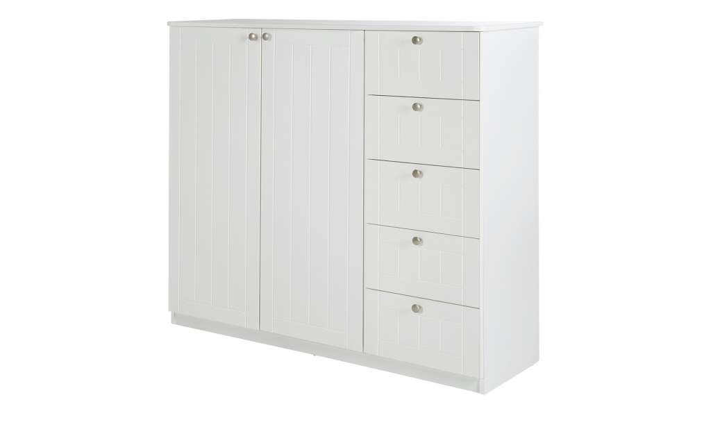 Mia & Mo Highboard  Suna ¦ weiß Kommoden & Sideboards > Highboards - Höffner